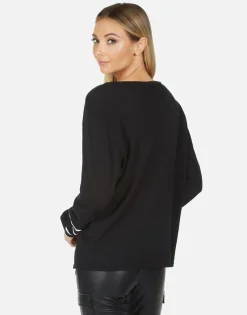 Lauren Moshi Rooney Record Eye*Women Long Sleeve
