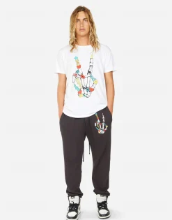 Lauren Moshi Sadler- Color Elements Skeleton Peace*Men Tees