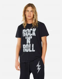 Lauren Moshi Sadler Cracked Rock 'N' Roll*Men Tees