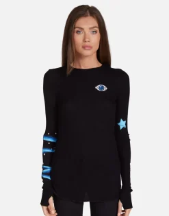 Lauren Moshi Sapphire Eye Fitted Thermal In | Mckinley By *Women Long Sleeve