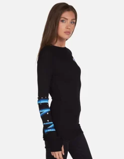 Lauren Moshi Sapphire Eye Fitted Thermal In | Mckinley By *Women Long Sleeve