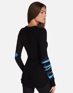 Lauren Moshi Sapphire Eye Fitted Thermal In | Mckinley By *Women Long Sleeve