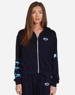 Lauren Moshi Sapphire Eye Hoodie In | Lachelle By *Women Hoodies