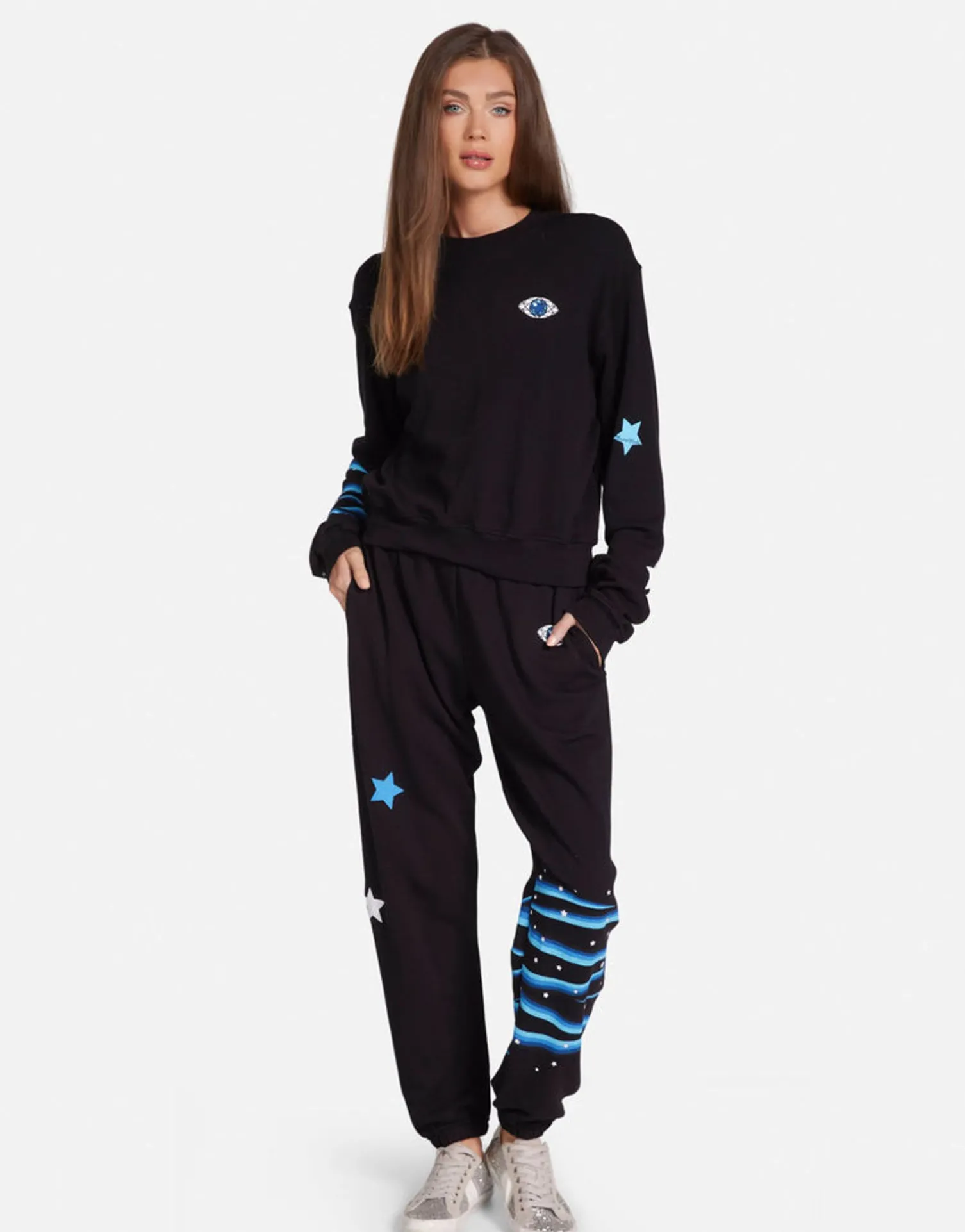 Lauren Moshi Sapphire Eye Pullover In | Spalding By *Women Long Sleeve