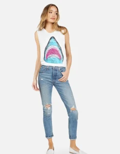 Lauren Moshi Shark Vintage Tank Top W/ Crystals | Kel X By *Women Tanks