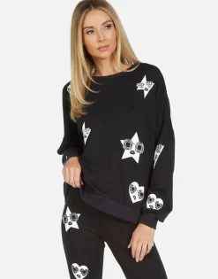 Lauren Moshi Sierra Bling Face*Women Long Sleeve