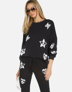 Lauren Moshi Sierra Bling Face*Women Long Sleeve