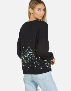 Lauren Moshi Sierra Brush Peace*Women Long Sleeve