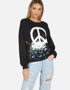 Lauren Moshi Sierra Brush Peace*Women Long Sleeve