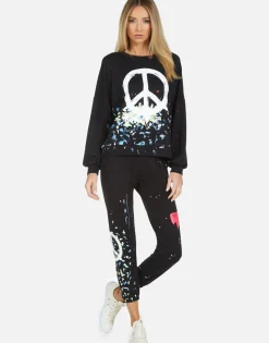 Lauren Moshi Sierra Brush Peace*Women Long Sleeve