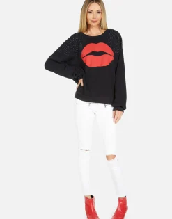 Lauren Moshi Sierra Red Kiss*Women Long Sleeve
