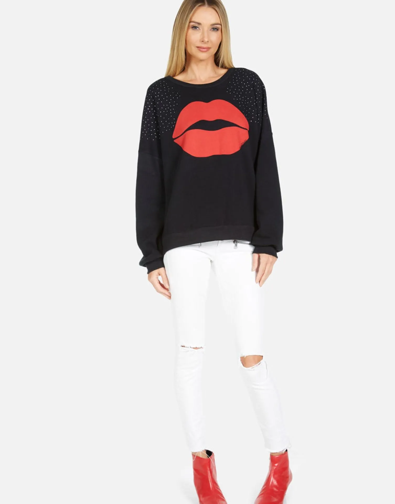Lauren Moshi Sierra Red Kiss*Women Long Sleeve