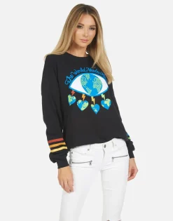 Lauren Moshi Sierra World Eye Love*Women Long Sleeve
