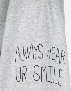 Lauren Moshi Skull Apple L/S Oversized Boyfriend Pullover | Babbs By *Women Long Sleeve