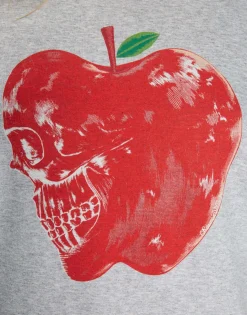 Lauren Moshi Skull Apple L/S Oversized Boyfriend Pullover | Babbs By *Women Long Sleeve