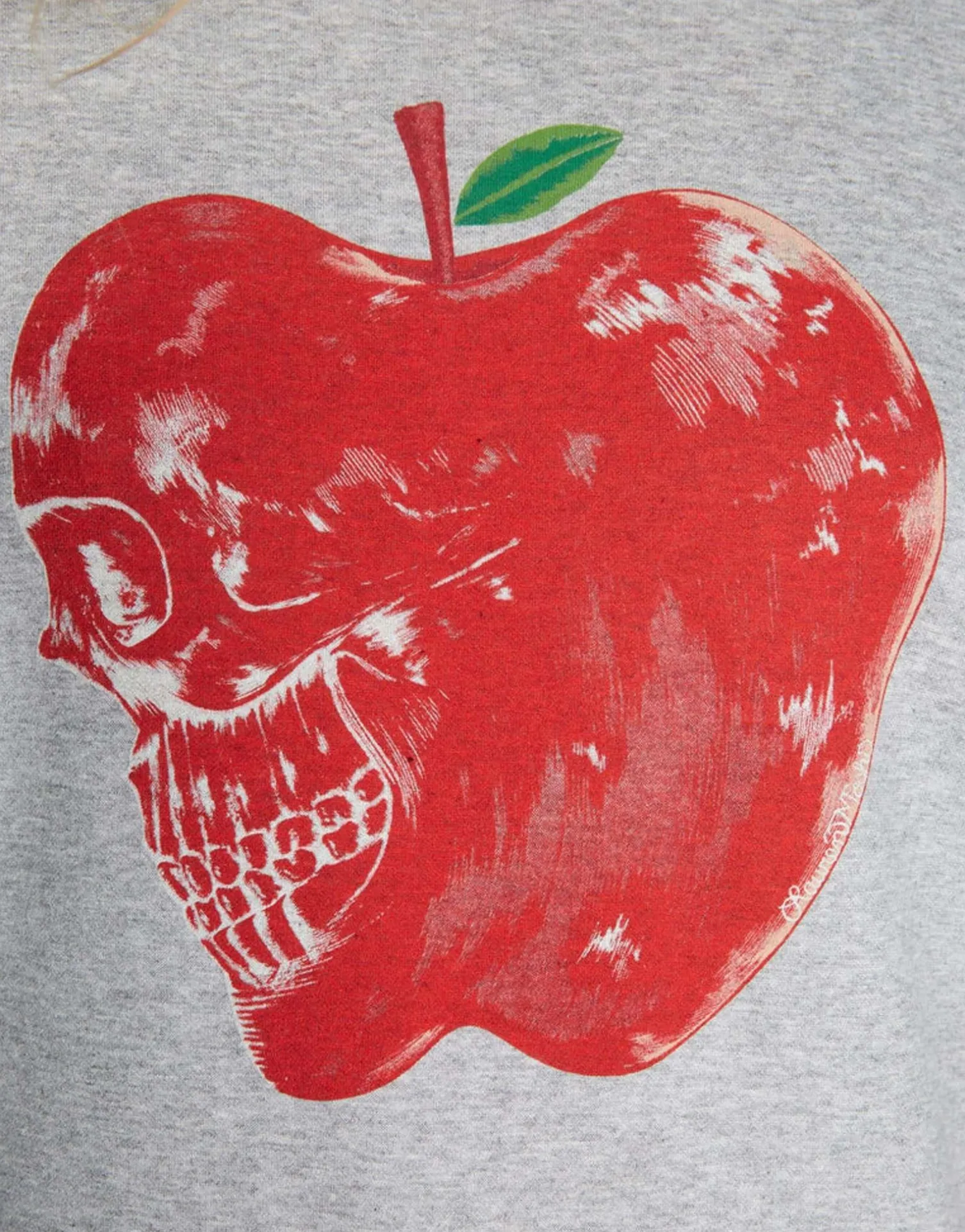 Lauren Moshi Skull Apple L/S Oversized Boyfriend Pullover | Babbs By *Women Long Sleeve