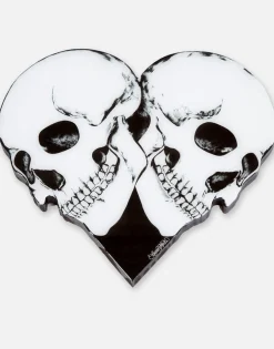 Lauren Moshi Skull Heart* Decor