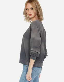 Lauren Moshi Skull Monster Truck L/S Boyfriend Pullover | Sierra By *Women Long Sleeve