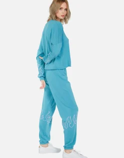 Lauren Moshi Skull Monster Truck L/S Pullover | Lee By *Women Long Sleeve