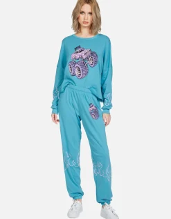 Lauren Moshi Skull Monster Truck L/S Pullover | Lee By *Women Long Sleeve