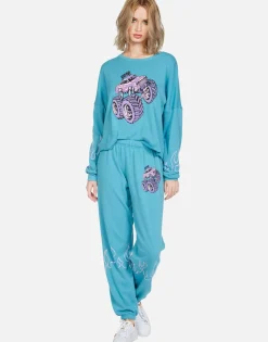 Lauren Moshi Skull Monster Truck L/S Pullover | Lee By *Women Long Sleeve