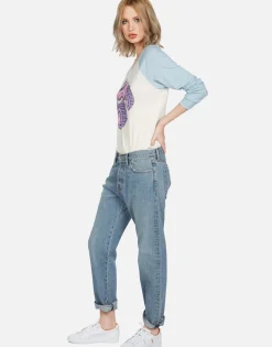 Lauren Moshi Skull Monster Truck Raglan Tee | Nola By *Women Long Sleeve