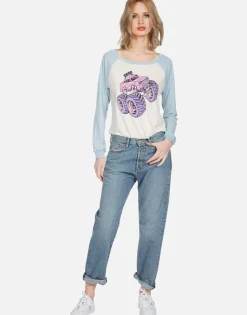 Lauren Moshi Skull Monster Truck Raglan Tee | Nola By *Women Long Sleeve