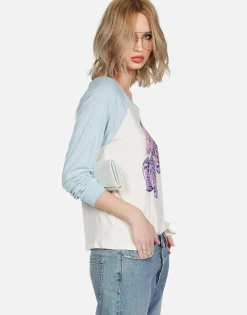 Lauren Moshi Skull Monster Truck Raglan Tee | Nola By *Women Long Sleeve