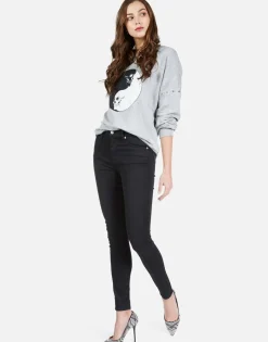 Lauren Moshi Skull Yin Yang L/S Boyfriend Pullover | Sierra By *Women Long Sleeve