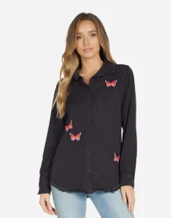 Lauren Moshi Sloane Butterfly Wings*Women Long Sleeve