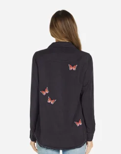 Lauren Moshi Sloane Butterfly Wings*Women Long Sleeve