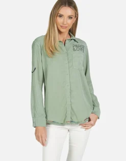 Lauren Moshi Sloane Cool Skull*Women Long Sleeve