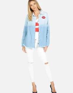 Lauren Moshi Sloane Kiss Face*Women Long Sleeve