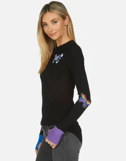 Lauren Moshi Solange Butterfly*Women Long Sleeve