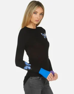 Lauren Moshi Solange Butterfly*Women Long Sleeve