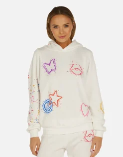 Lauren Moshi Splatter Elements Hoodie In | Trina By *Women Hoodies