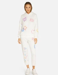 Lauren Moshi Splatter Elements Hoodie In | Trina By *Women Hoodies