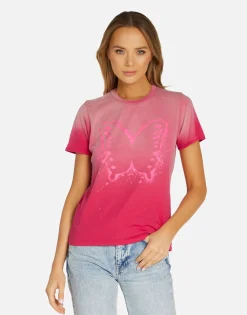 Lauren Moshi Splatter Elements In Tee | Croft By *Women Short Sleeve