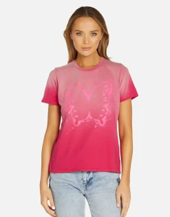 Lauren Moshi Splatter Elements In Tee | Croft By *Women Short Sleeve