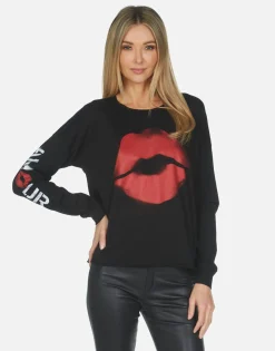 Lauren Moshi Spray Kiss Amour Crop Tee | Luella X By *Women Long Sleeve