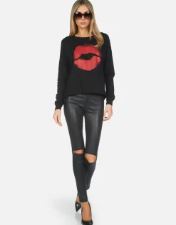 Lauren Moshi Spray Kiss Amour Crop Tee | Luella X By *Women Long Sleeve