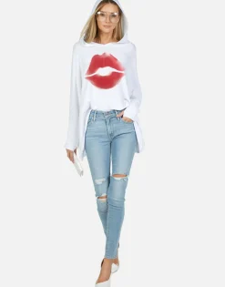 Lauren Moshi Spray Kiss Oversized Pullover Hoodie | Wilma By *Women Hoodies
