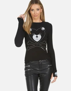 Lauren Moshi Star Glam Face L/S Fitted Thermal | Mckinley *Women Long Sleeve