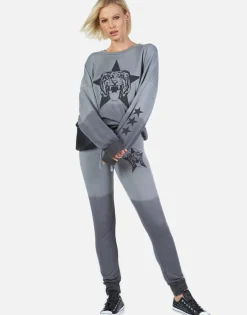 Lauren Moshi Star Tiger Lounge Sweatpant W/ Cuff | Jess By *Women Long Sweatpants