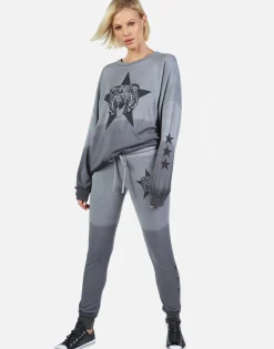 Lauren Moshi Star Tiger Lounge Sweatpant W/ Cuff | Jess By *Women Long Sweatpants