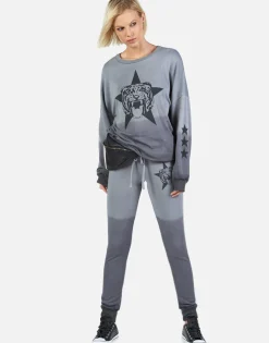 Lauren Moshi Star Tiger Lounge Sweatpant W/ Cuff | Jess By *Women Long Sweatpants