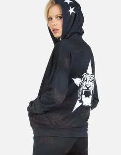 Lauren Moshi Star Tiger Zip Up Hoodie | Koa By *Women Hoodies