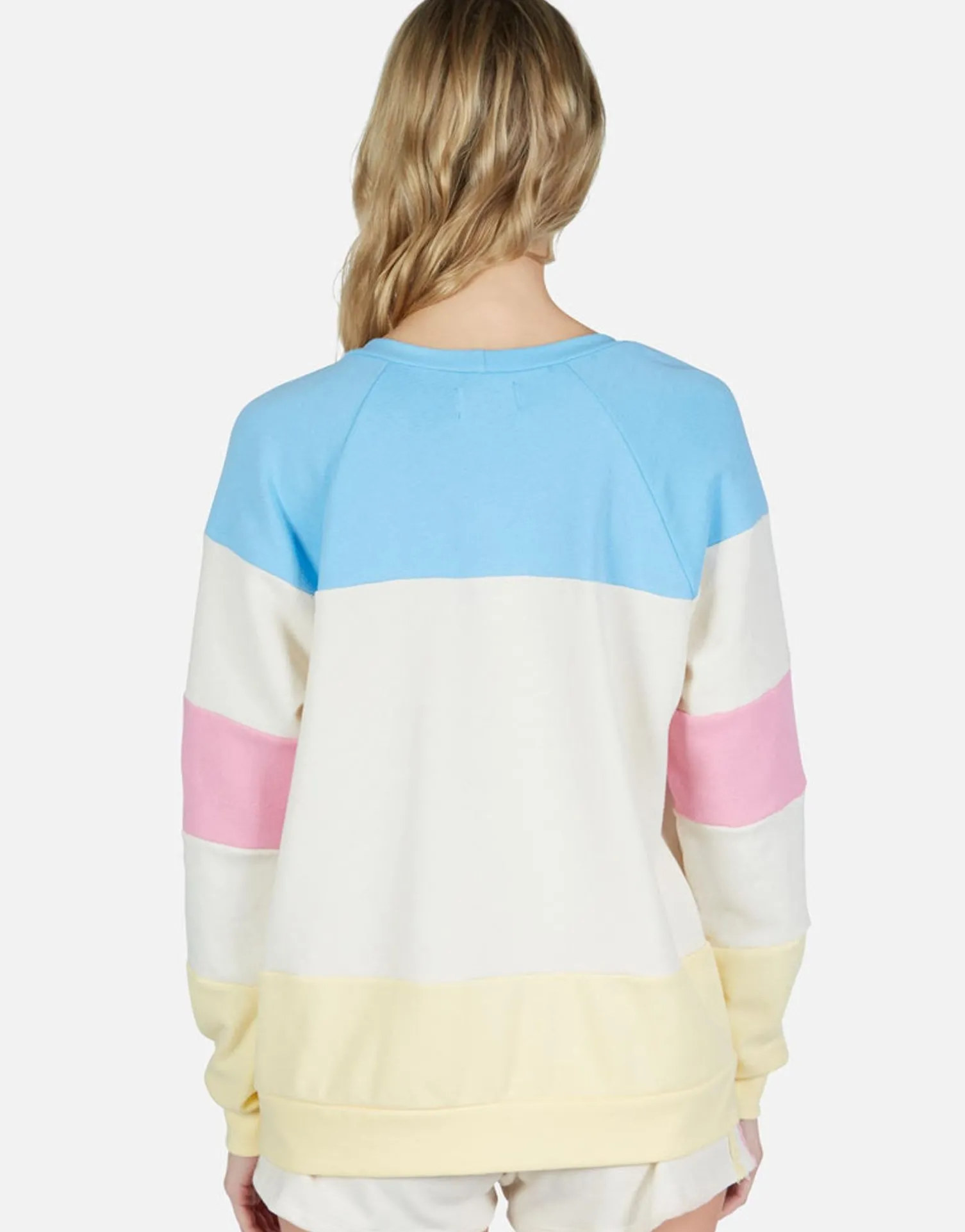 Lauren Moshi Stripe Bull Color Block Raglan Pullover | Lina By *Women Long Sleeve