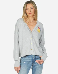 Lauren Moshi Susan Color Punk Happy Eye*Women Long Sleeve