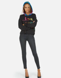 Lauren Moshi Tabitha Love Peace Happiness*Women Hoodies